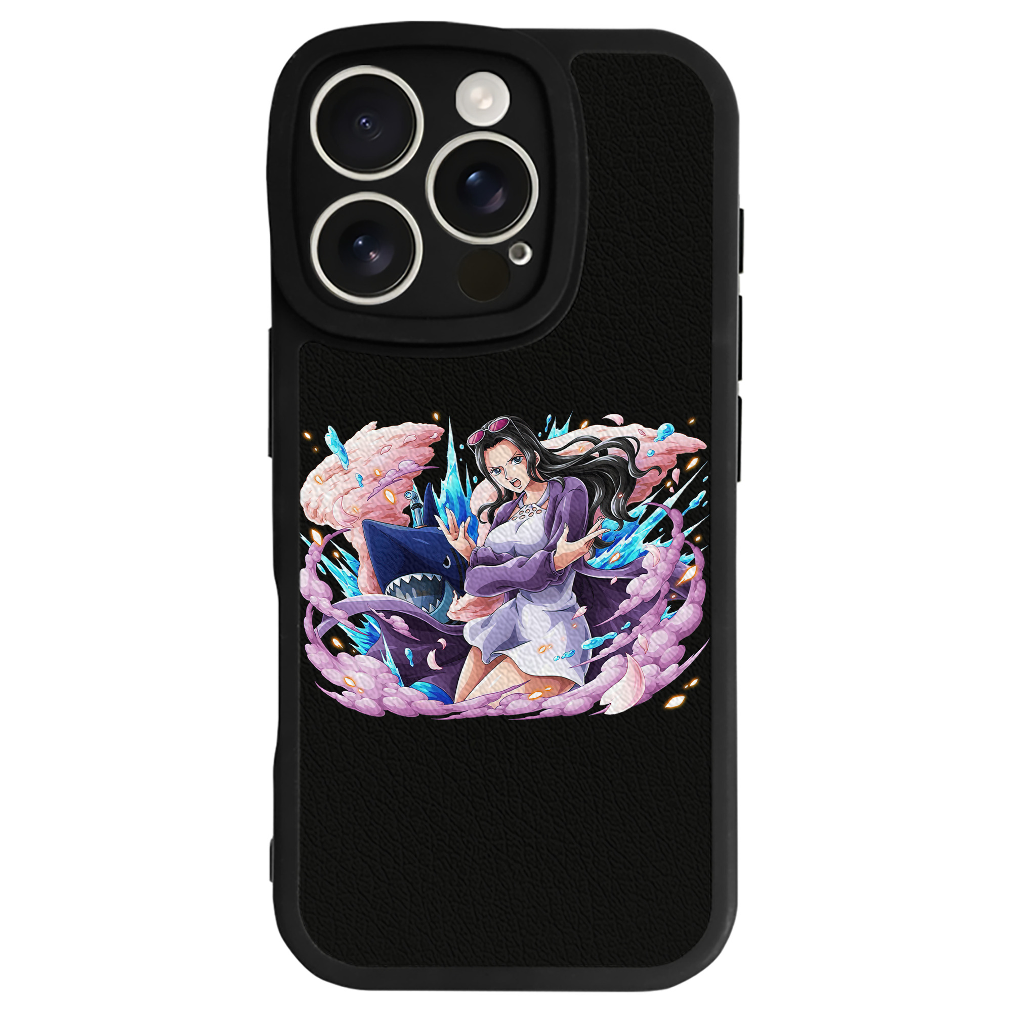 （画像用） ワンピース ニコ・ロビン ONE PIECE Nico Robin 【iPhone 16シリーズ対応】シリコンスマホケース（レザー調） 材質：シリコン